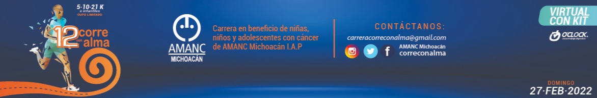 12a CARRERA CORRE CON ALMA - VIRTUAL CON KIT