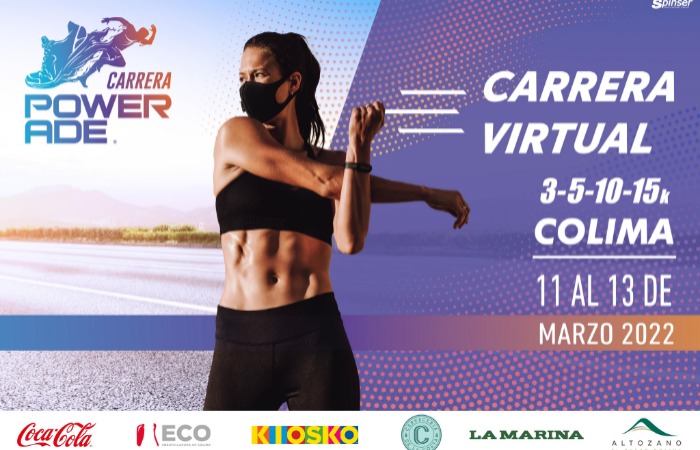 CARRERA VIRTUAL POWERADE COLIMA 2022