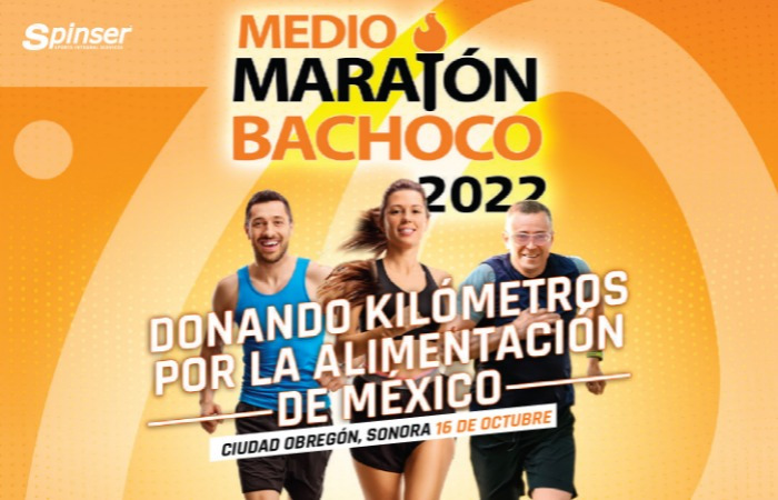 MEDIO MARATÓN BACHOCO CD OBREGÓN - UNIDOS POR LA ALIMENTACIÓN