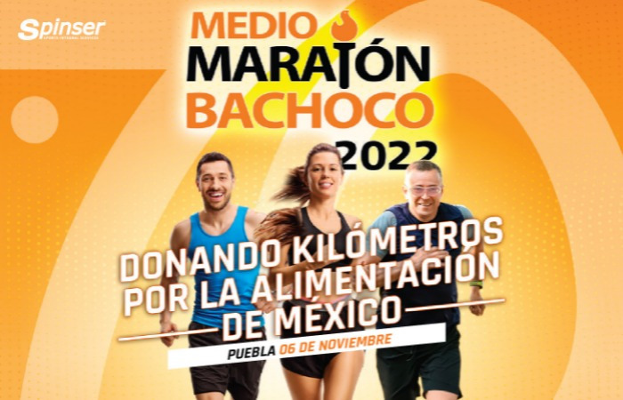 MEDIO MARATÓN BACHOCO PUEBLA - UNIDOS POR LA ALIMENTACIÓN